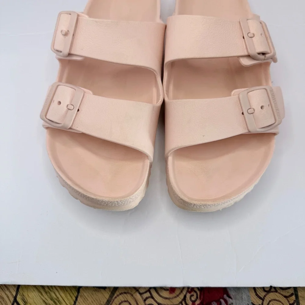 Birkenstock Arizona EVA‎ Sandals Light Pink Slides Womens 39 L8 M6 129443